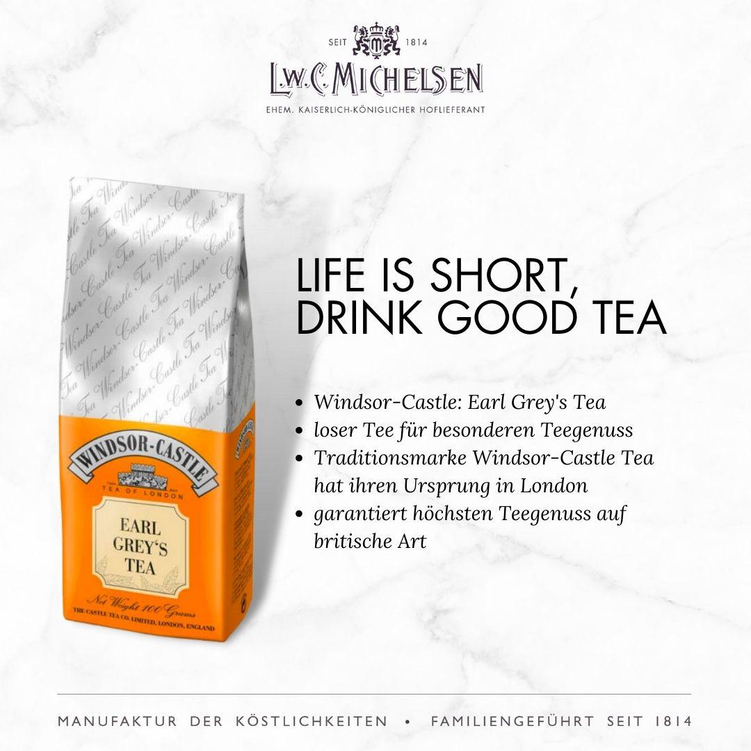 Tee-Set EARL GREY Tee-Liebhaber - Geschenk-Schachtel: Edler Earl Grey für wahre Tee-Genießer