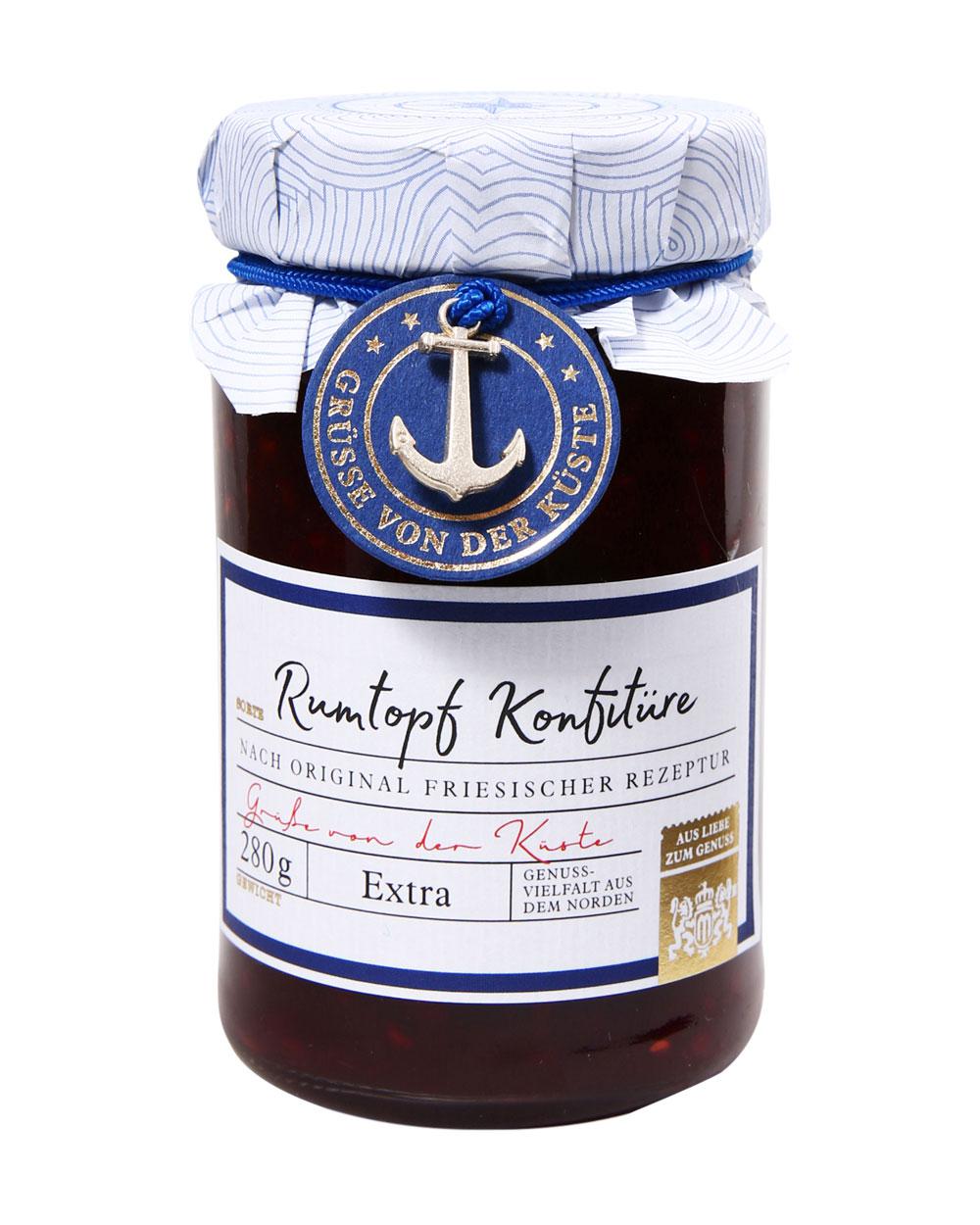 Anker-Anhänger Rumtopf Konfitüre Extra: Tauchen Sie ein in die Welt der hanseatischen Feinkost mit unserer exquisiten...