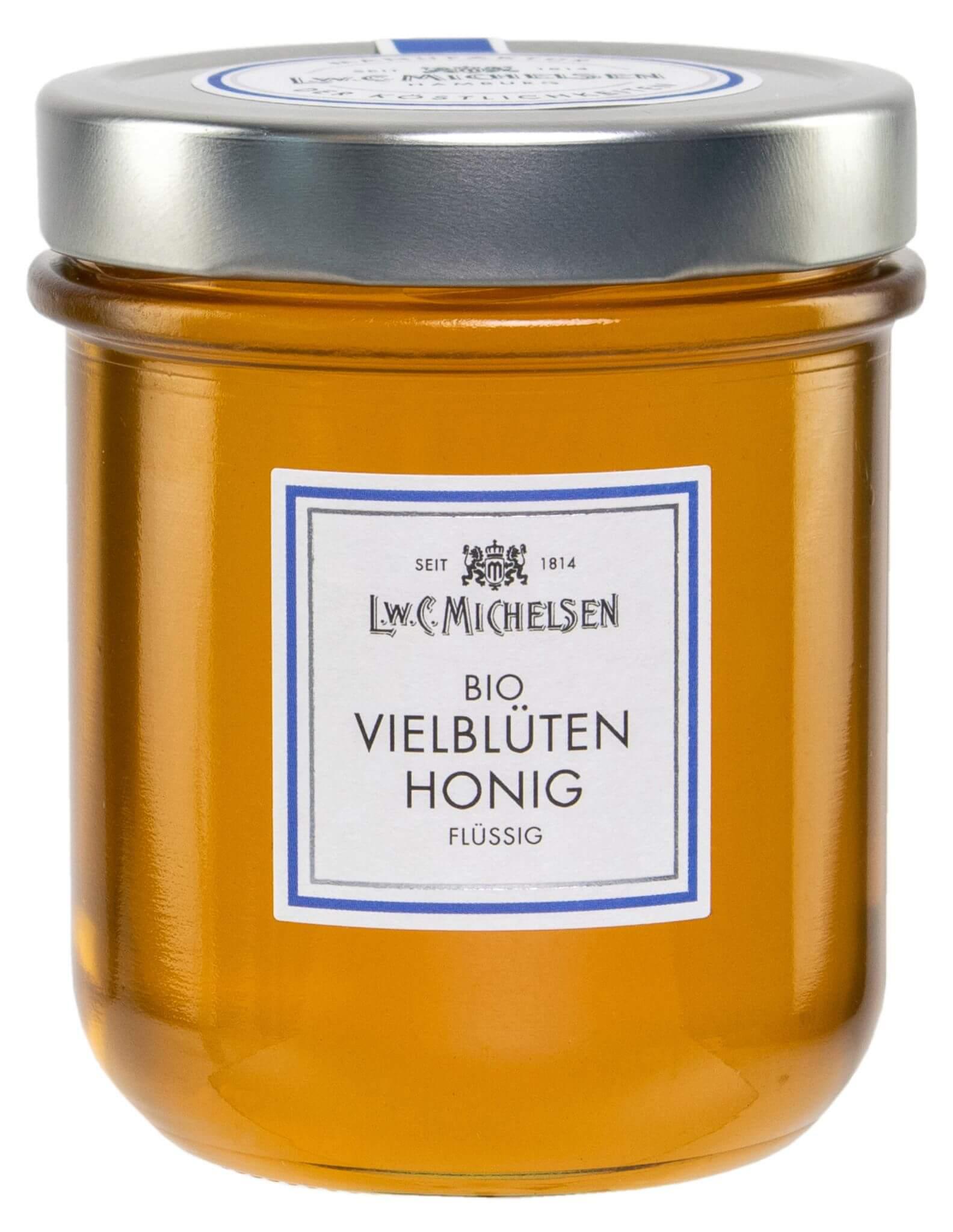 BIO Vielblüten-Honig-flüssig- : Tauchen Sie ein in die Welt des feinen Geschmacks mit unserem BIO Vielblüten-Honig im...