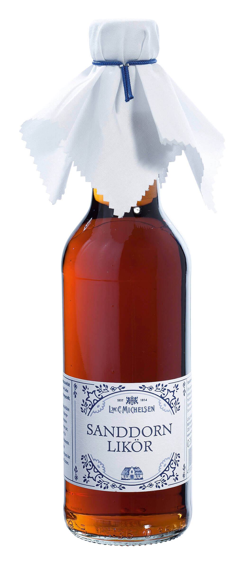 Landhaus Sanddorn-Likör -gross-: Unser Landhaus Sanddorn-Likör ist ein wahres Juwel norddeutscher Genusskultur. Seit 1814...