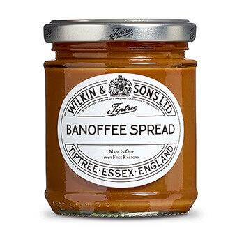 W&S Banoffee Spread 210g: Entdecken Sie die exquisite W&S Banoffee Creme, eine harmonische Verbindung aus reifen Bananen und...