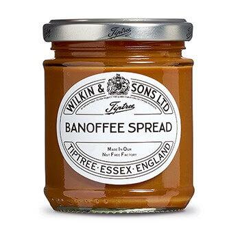 W&S Banoffee Spread 210g: Entdecken Sie die exquisite W&S Banoffee Creme, eine harmonische Verbindung aus reifen Bananen und...