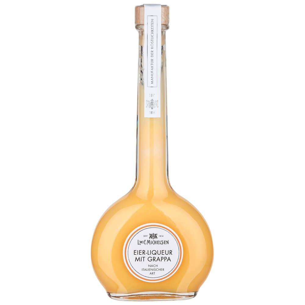 Eier-Liqueur mit Grappa: Unser Eier-Liqueur mit Grappa ist eine wahre Gaumenfreude, die Tradition und Qualität vereint. Seit...