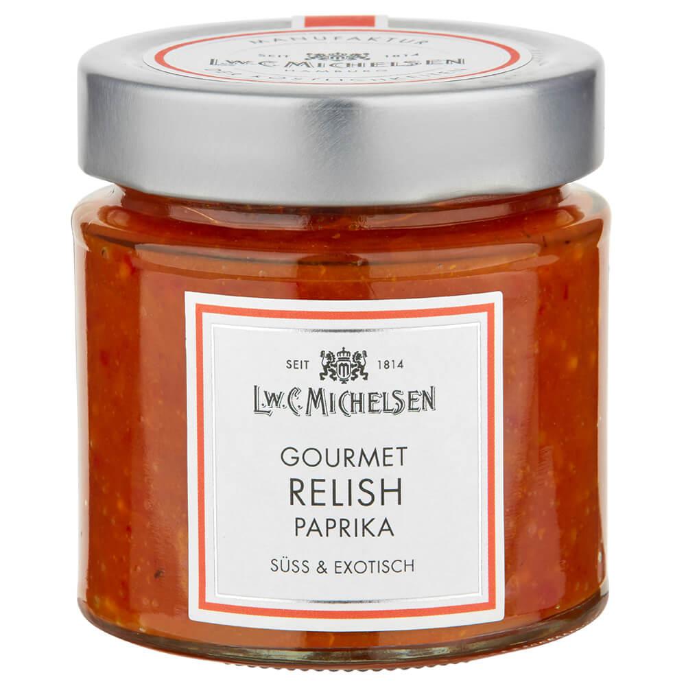 Gourmet Paprika & Curry Relish: Tauchen Sie ein in die Welt des L.W.C. Michelsen Gourmet Paprika & Curry Relish, ein wahres...
