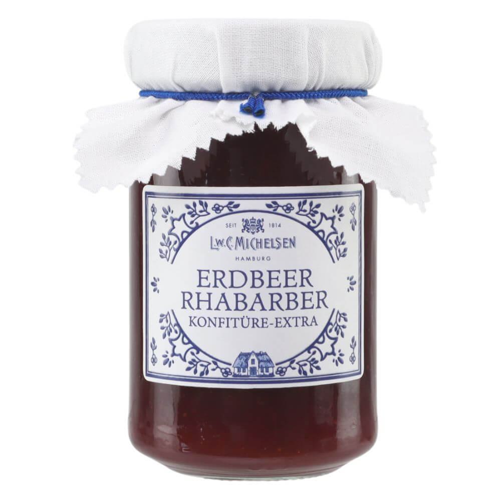 Landhaus Rhabarber-Erdbeer Konfitüre Extra: Unsere Landhaus Rhabarber-Erdbeer Konfitüre ist eine wahre Gaumenfreude. Diese...