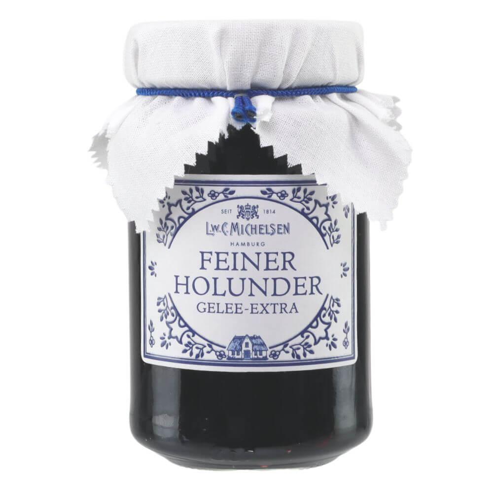Landhaus Holunderbeer Fruchtgelee: Tauchen Sie ein in den unvergleichlichen Geschmack unseres Landhaus Holunderbeer...
