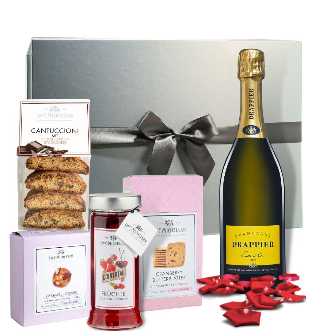 Champagner Frühstück - Geschenkbox: Prickelnder Start in den Tag