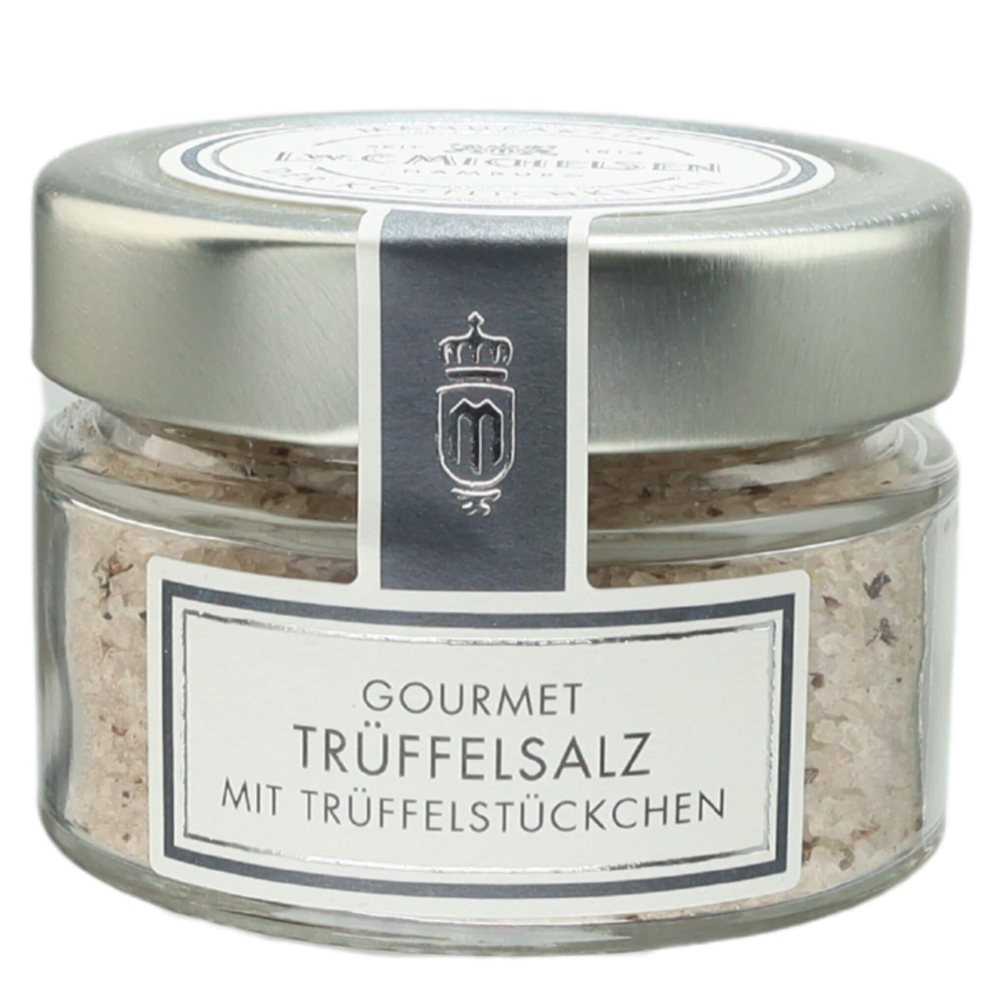 Gourmet Trüffelsalz mit Trüffelstückchen: Tauchen Sie ein in die Welt des exquisiten Geschmacks mit unserem Gourmet...