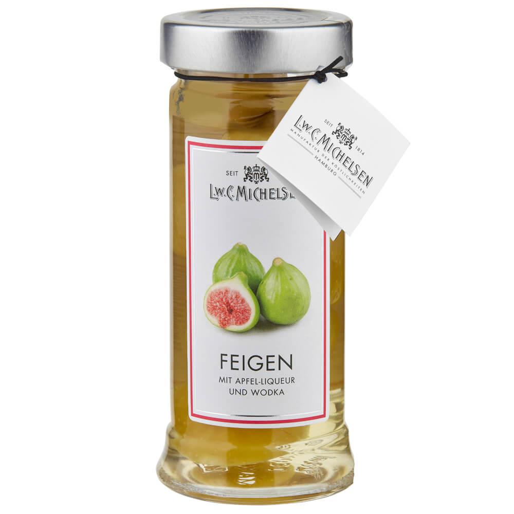 Feigen in Wodka: Fruchtige Feigen in Apfel-Likör und Wodka, eine exquisite Dessert-Kreation
