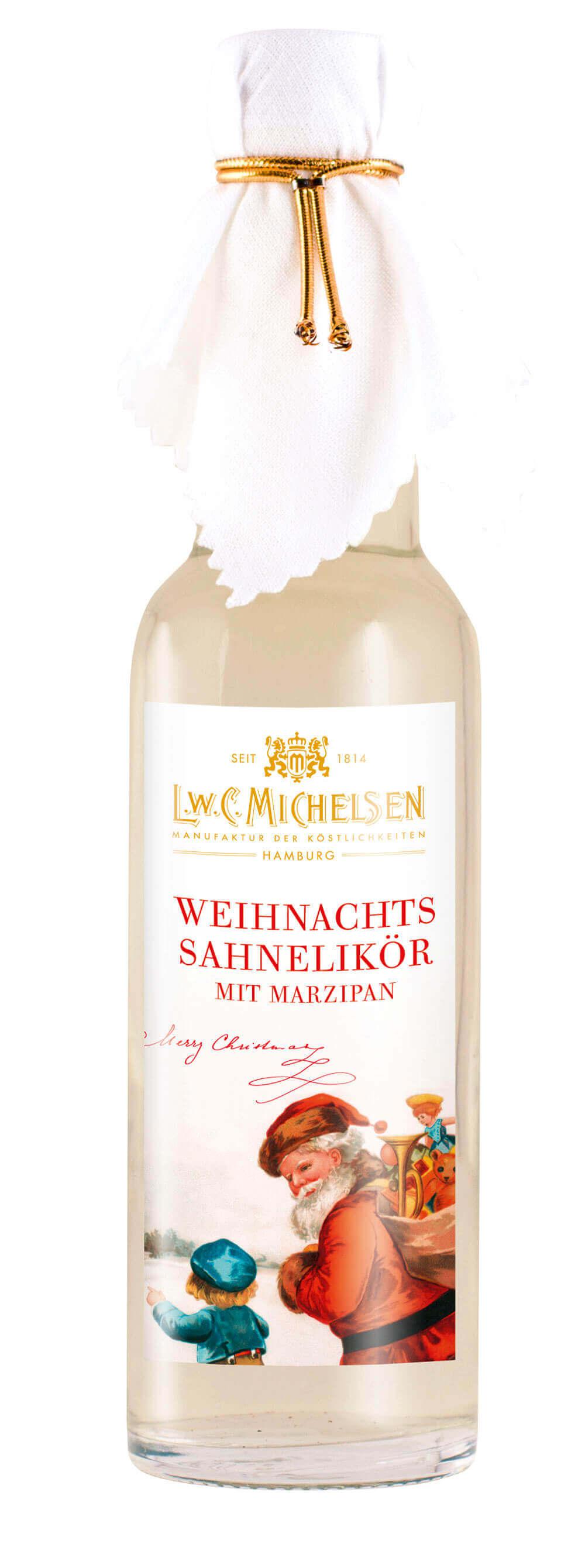 Weihnachts-Sahne-Likör mit Marzipan: Entdecken Sie den Weihnachts-Sahne-Likör mit Marzipan von L.W.C. Michelsen – ein wahrer...
