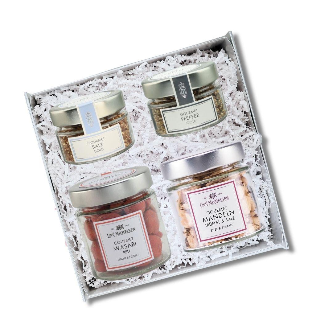 Gourmet Quartett - Magnetbox - Die stilvolle Art, Genuss zu verschenken