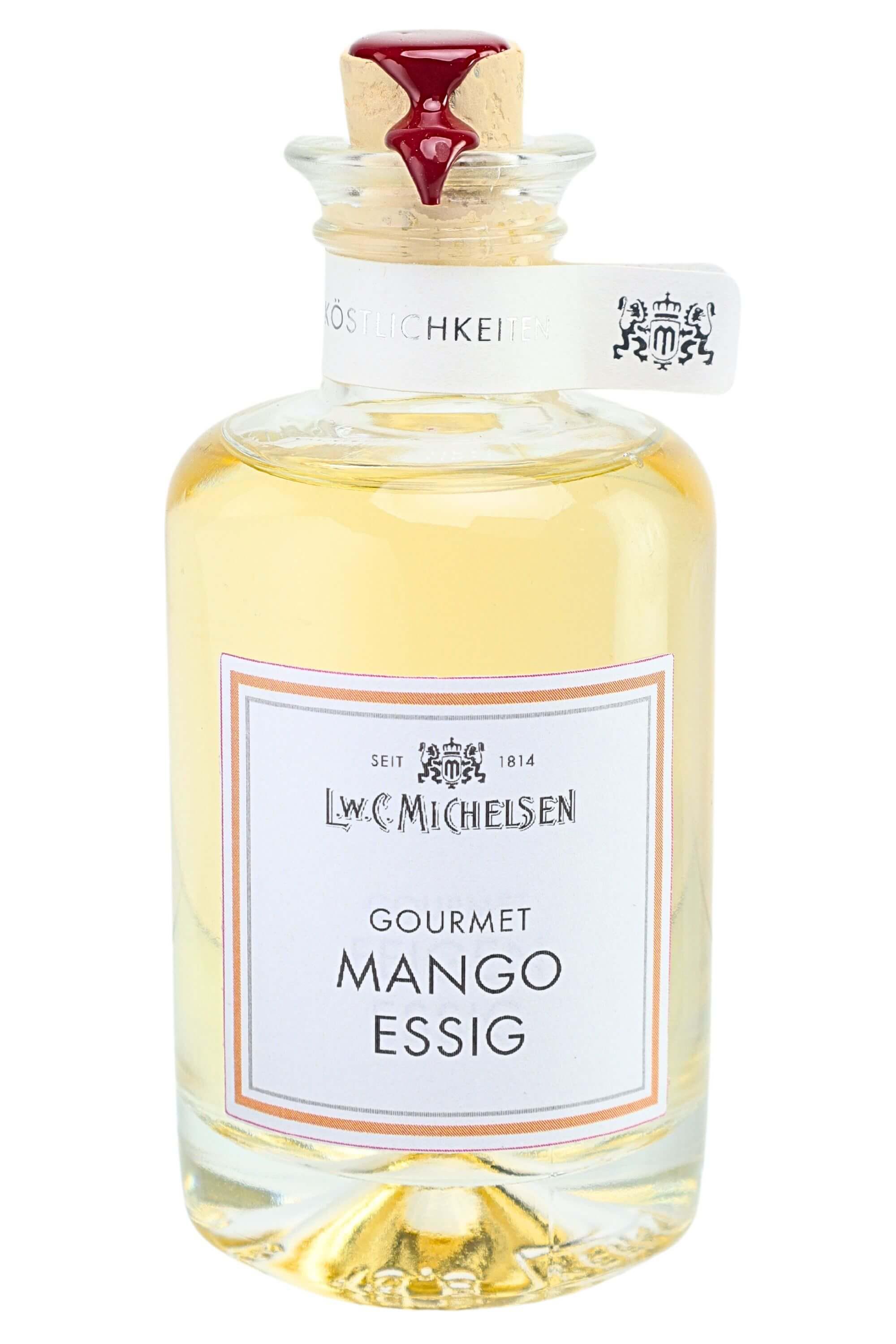 Essigzubereitung: Fruchtessig Mango: Tauchen Sie ein in die Welt des exquisiten Genusses mit unserem Fruchtessig Mango von...