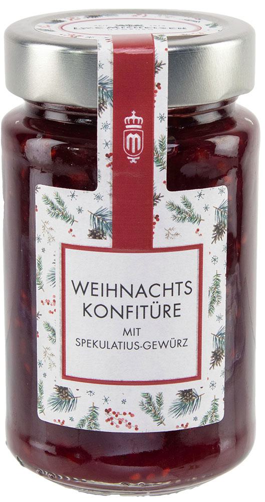 Weihnachts-Konfitüre Extra mit Spekulatius-Gewürzen: Tauchen Sie ein in den festlichen Zauber mit unserer exquisiten...