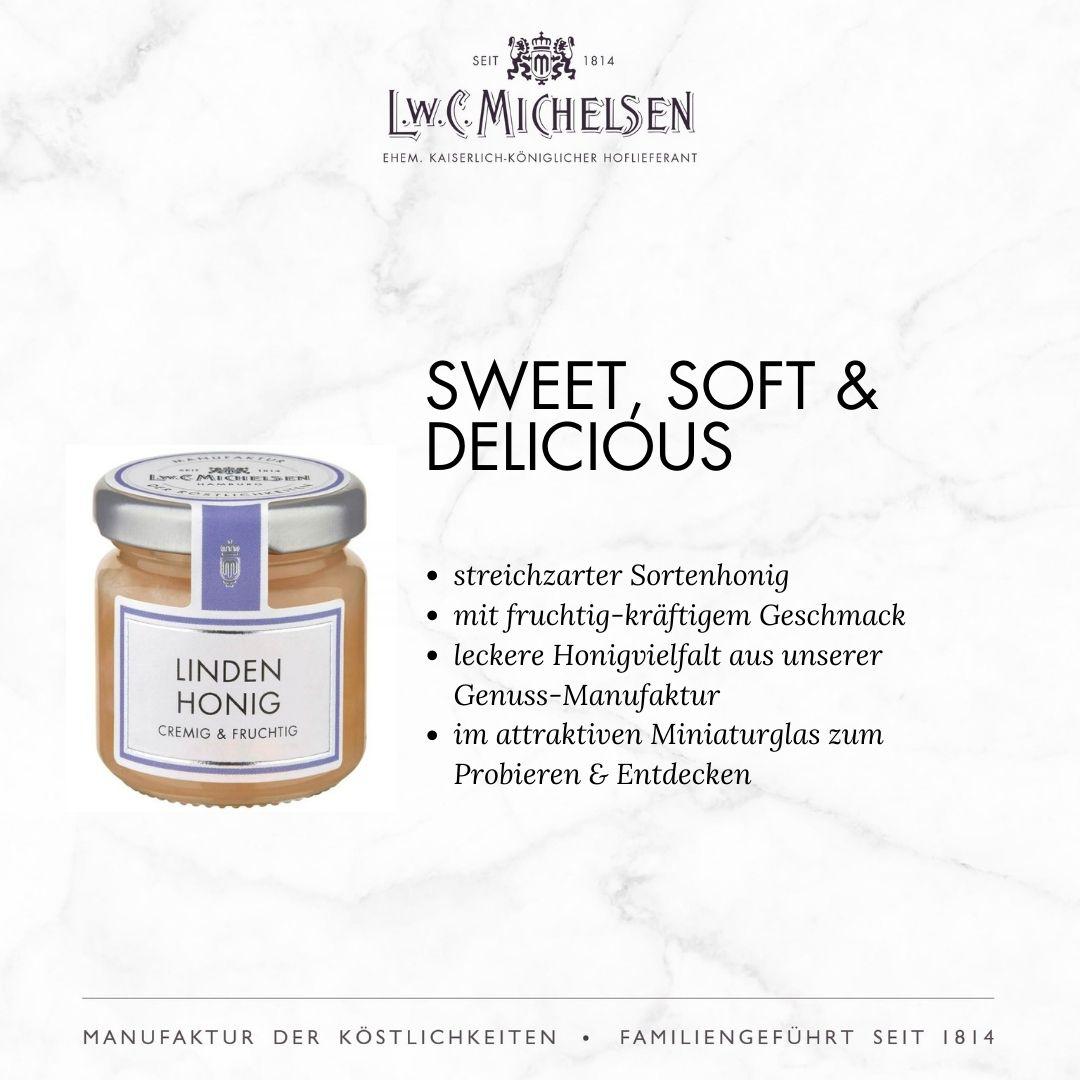 6er Set Honig - BEE Happy - Geschenk-Schachtel: Glücksmomente in Honigform