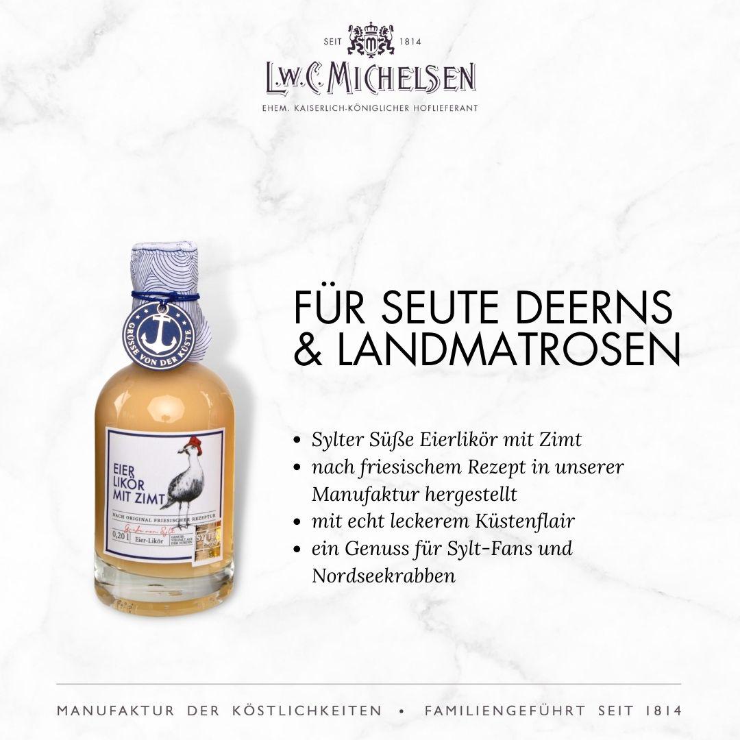 Biike Sylter Süsse Likör Geschenkset: Friesische Likör-Spezialitäten für Nordseeliebhaber