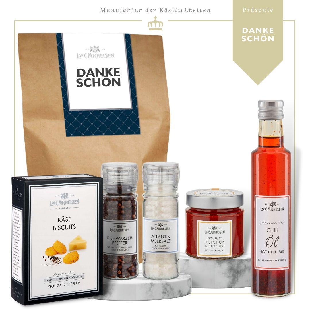 Danke schön - Geschenktüte: Feine Delikatessen als Dankeschön für besondere Menschen