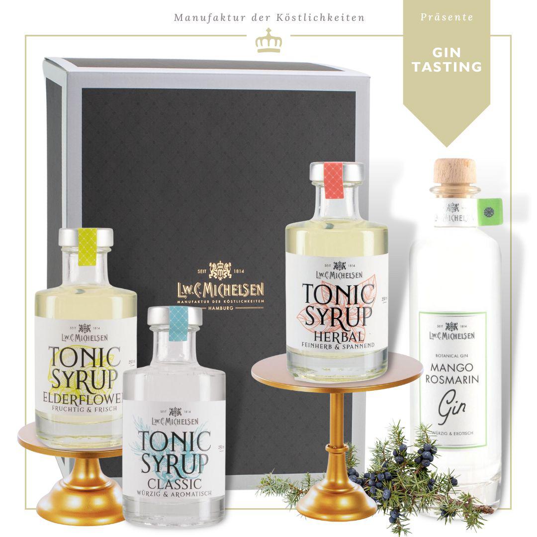Gin Tasting - Geschenkbox: Edles Set für ein unvergessliches Tasting-Erlebnis