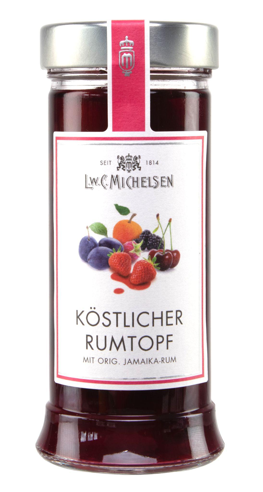 Köstlicher Rumtopf -klein-: Unser kleiner, fruchtig-frischer Rumtopf mit original Jamaika-Rum ist ein wahres...