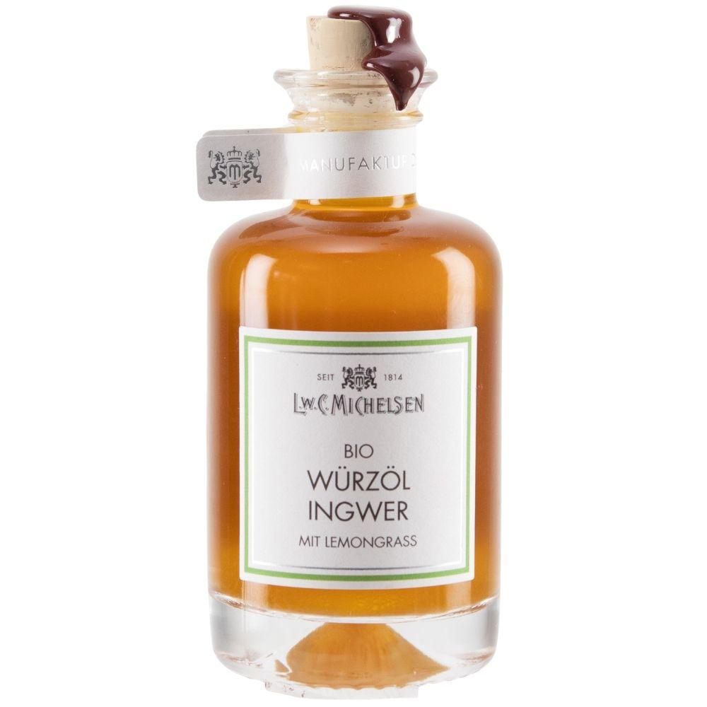 BIO Ingwer-Lemongrass Rapswürzöl in Apothekerflasche: Tauchen Sie ein in die Welt der feinen Aromen mit unserem BIO...