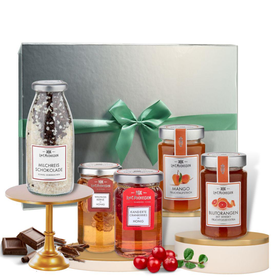 Süßer Gaumenschmaus - Geschenkbox: Süße Freuden für Feinschmecker