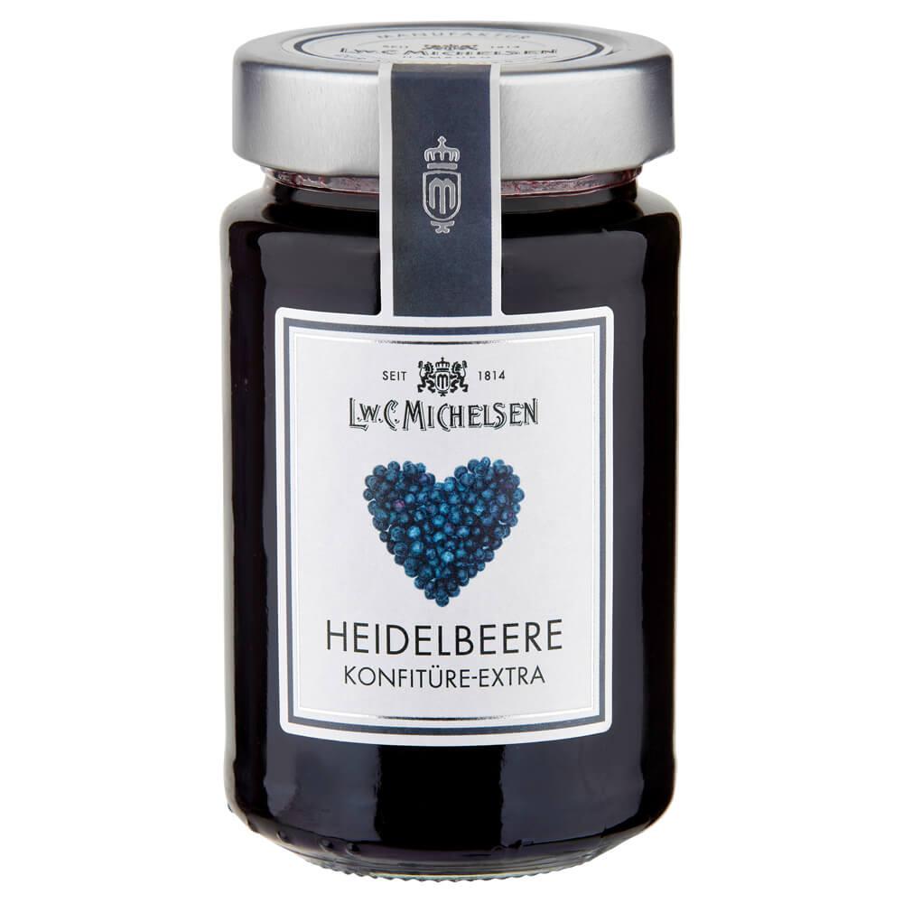 Heidelbeer Konfitüre -Extra-: Unsere Heidelbeer Konfitüre -Extra- ist ein wahres Meisterwerk der Feinkostkunst. Seit 1814...
