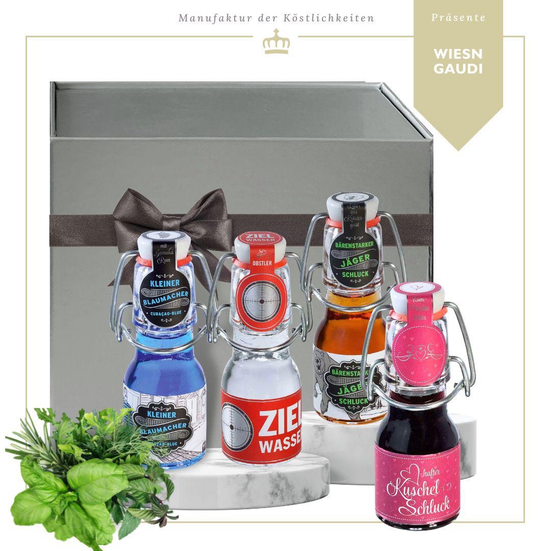 Wiesn Gaudi - Geschenktüte mit bayrischen Mini-Spezialitäten