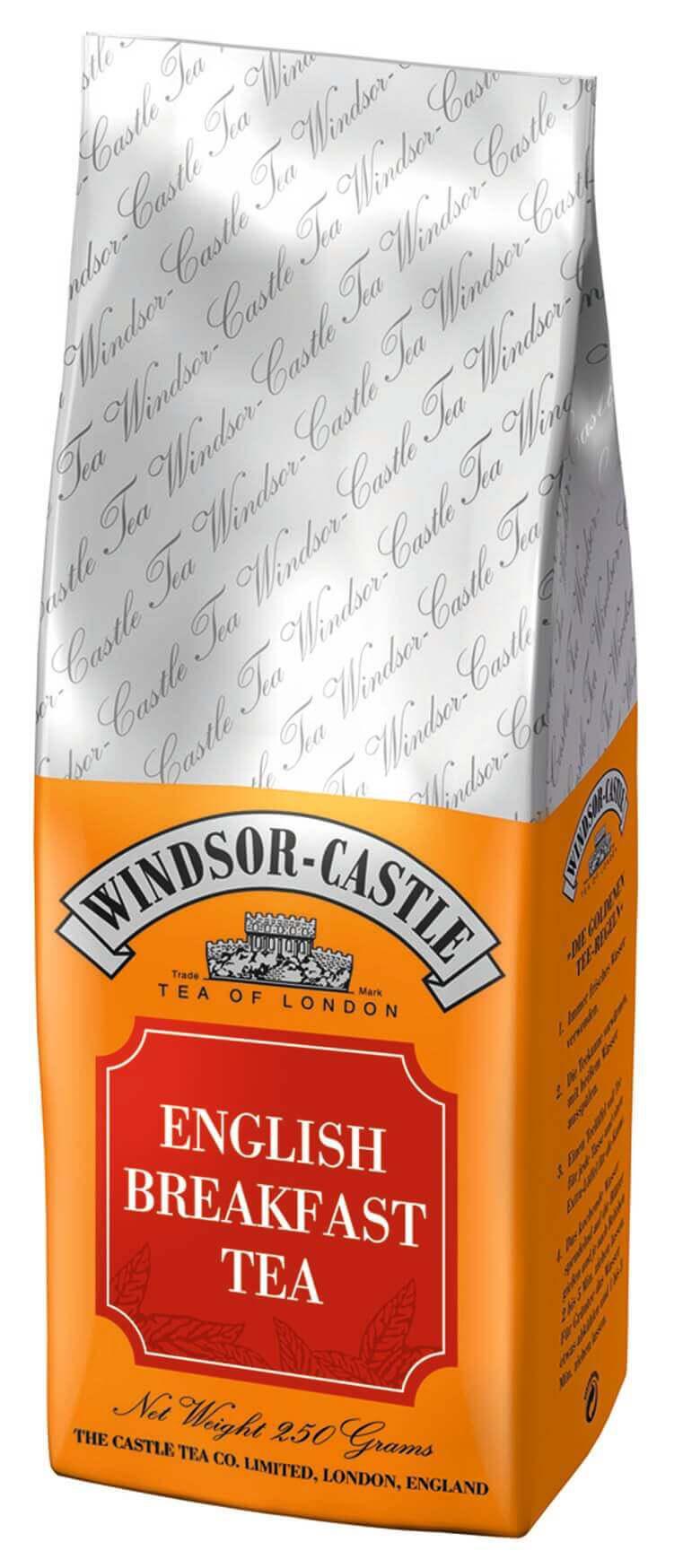 Windsor-Castle: English Breakfast Tea 250g Tüte: Entdecken Sie den Windsor-Castle English Breakfast Tea, eine kräftige...