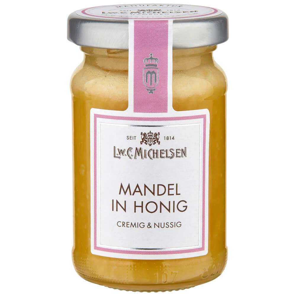 Mandel in Honig : Tauchen Sie ein in den exquisiten Geschmack unseres Blütenhonigs mit einer zarten Mandel-Nuance, der jeden...