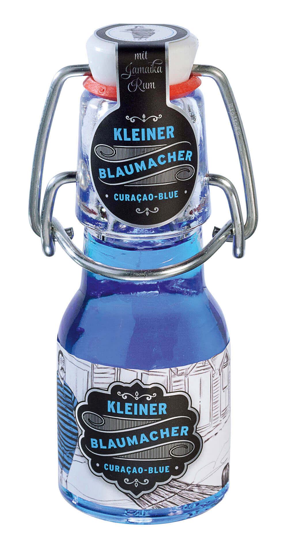 Kleiner Blaumacher -mini-: Entdecken Sie den "Kleinen Blaumacher -mini-", einen exquisiten Curaçao mit Rum, der durch seinen...