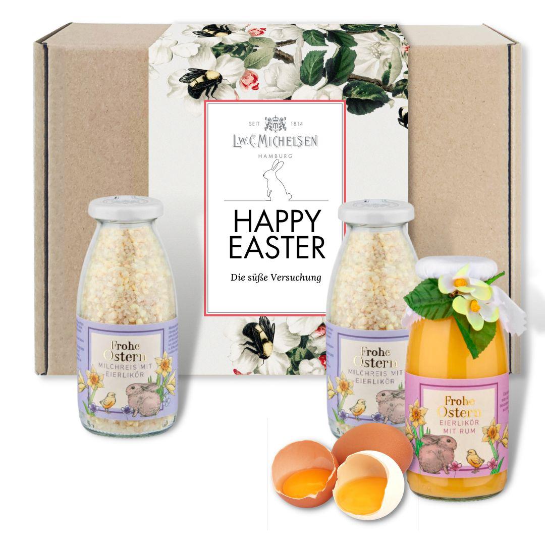 Happy Easter Ostern Genuss-Geschenkbox: Feinkostüberraschung für das perfekte Osternest