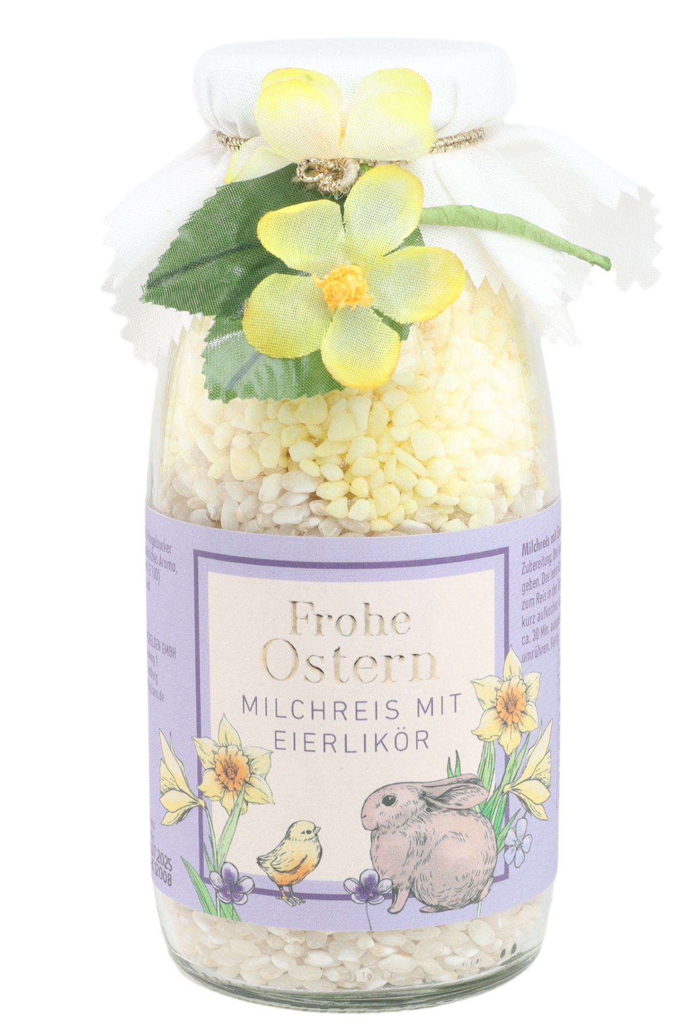 Oster-Milchreis mit Eierlikör: Entdecken Sie die exklusive Osteredition unseres aromatischen Milchreis mit...