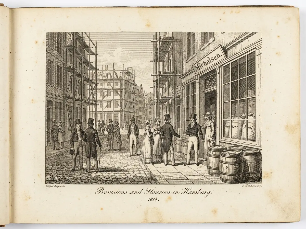 Michelsen Große Bleichen 1814