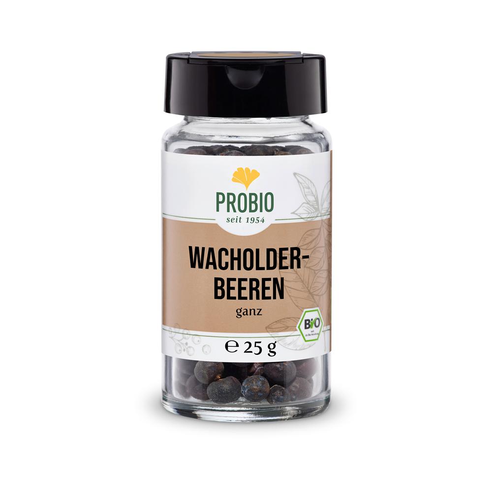 Probio: Wacholderbeeren ganz 25g Glas (BIO): Unsere PROBIO Wacholderbeeren im 25g Glas sind ein wahres Juwel aus...