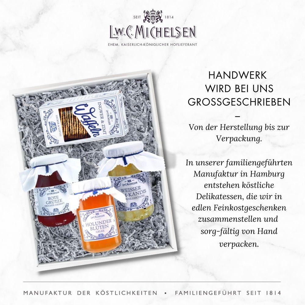 Mamas Rumkirschen - groß: Sauerkirschen mit Vanille in Rum verfeinert, ideal als Dessert oder Topping für Eis