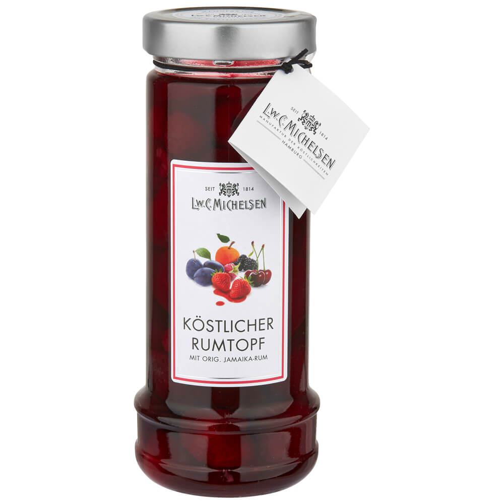 Köstlicher Rumtopf -groß-: Unser fruchtig-frischer Rumtopf in großer Größe ist ein wahres Geschmackserlebnis. Hergestellt...