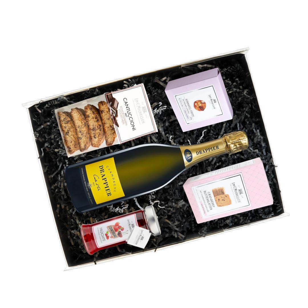 Champagner Frühstück - Geschenkbox: Prickelnder Start in den Tag