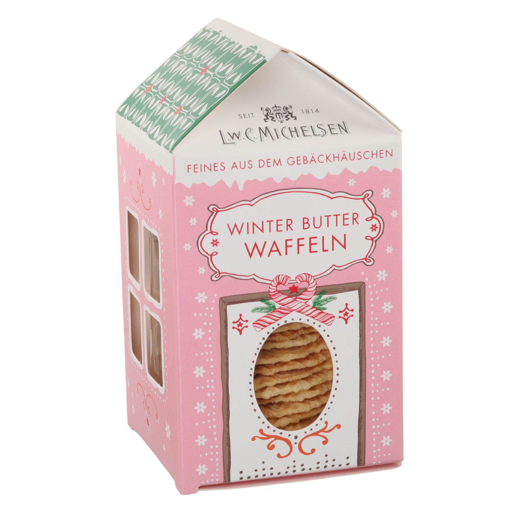 Gebäckhäuschen Winter-Butter-Waffeln