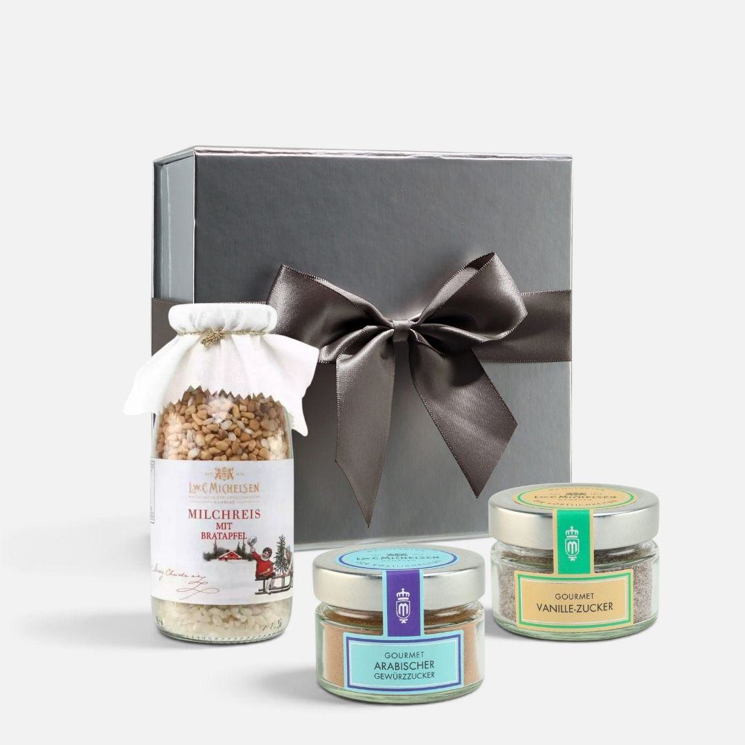 L.W.C. Michelsen Geschenkbox mit Milchreis & Gourmet-Zucker