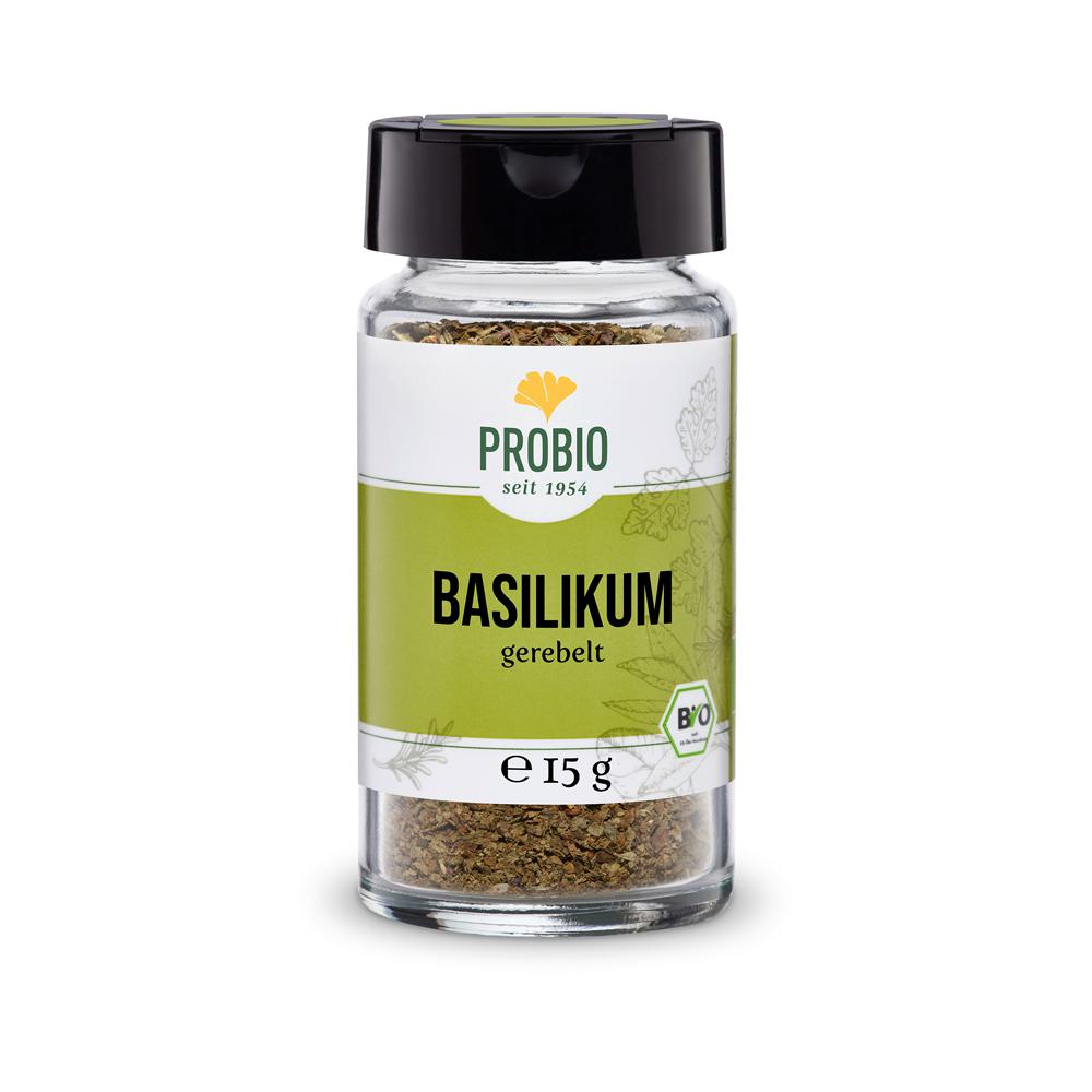 Probio: Basilikum gerebelt 15g Glas (BIO) : Probio Basilikum gerebelt 15g Glas (BIO)Seit 1814 steht unser Unternehmen für...