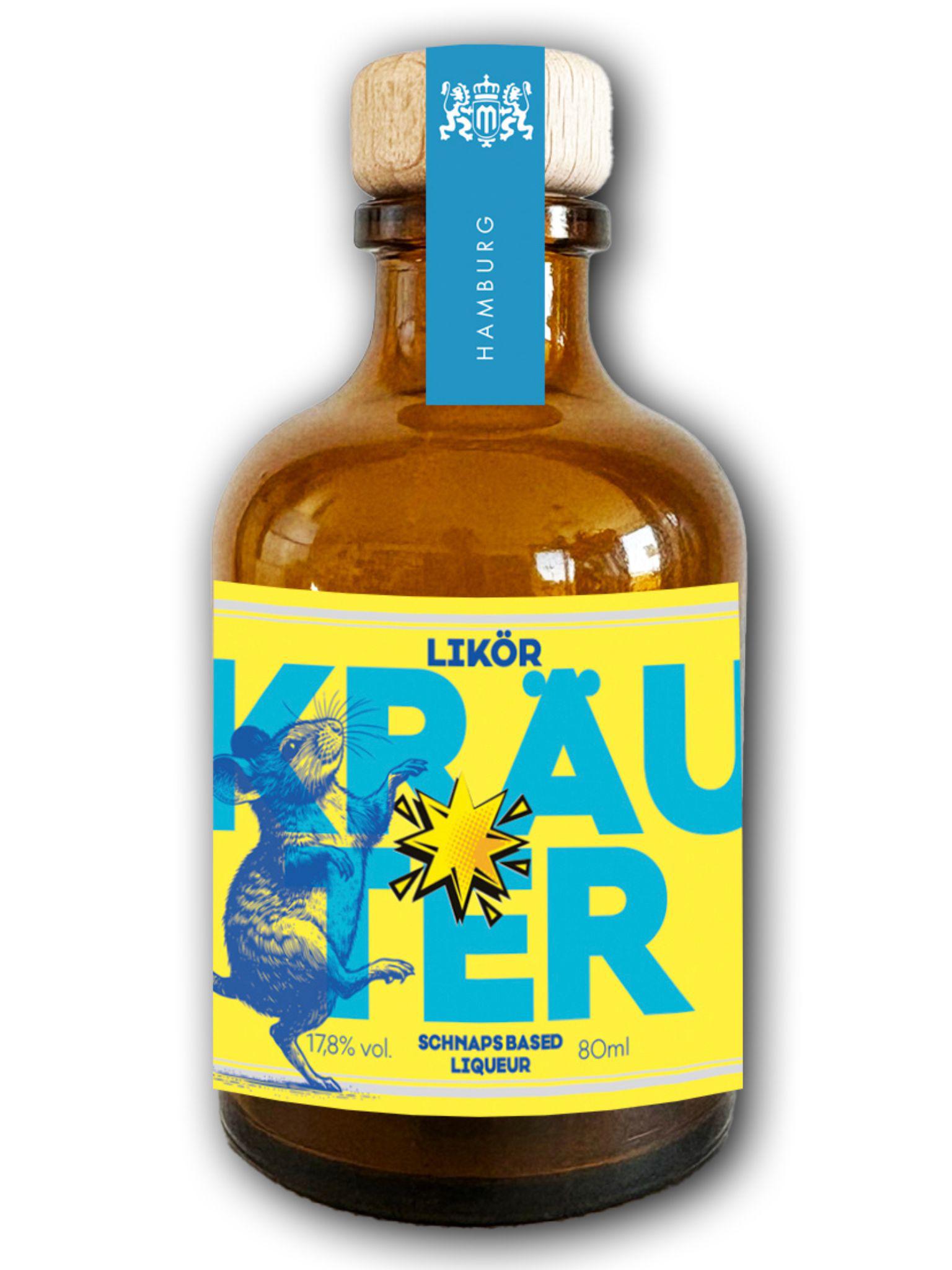 Feiner Kräuterlikör – Selection - in Mini-Apothekerflasche