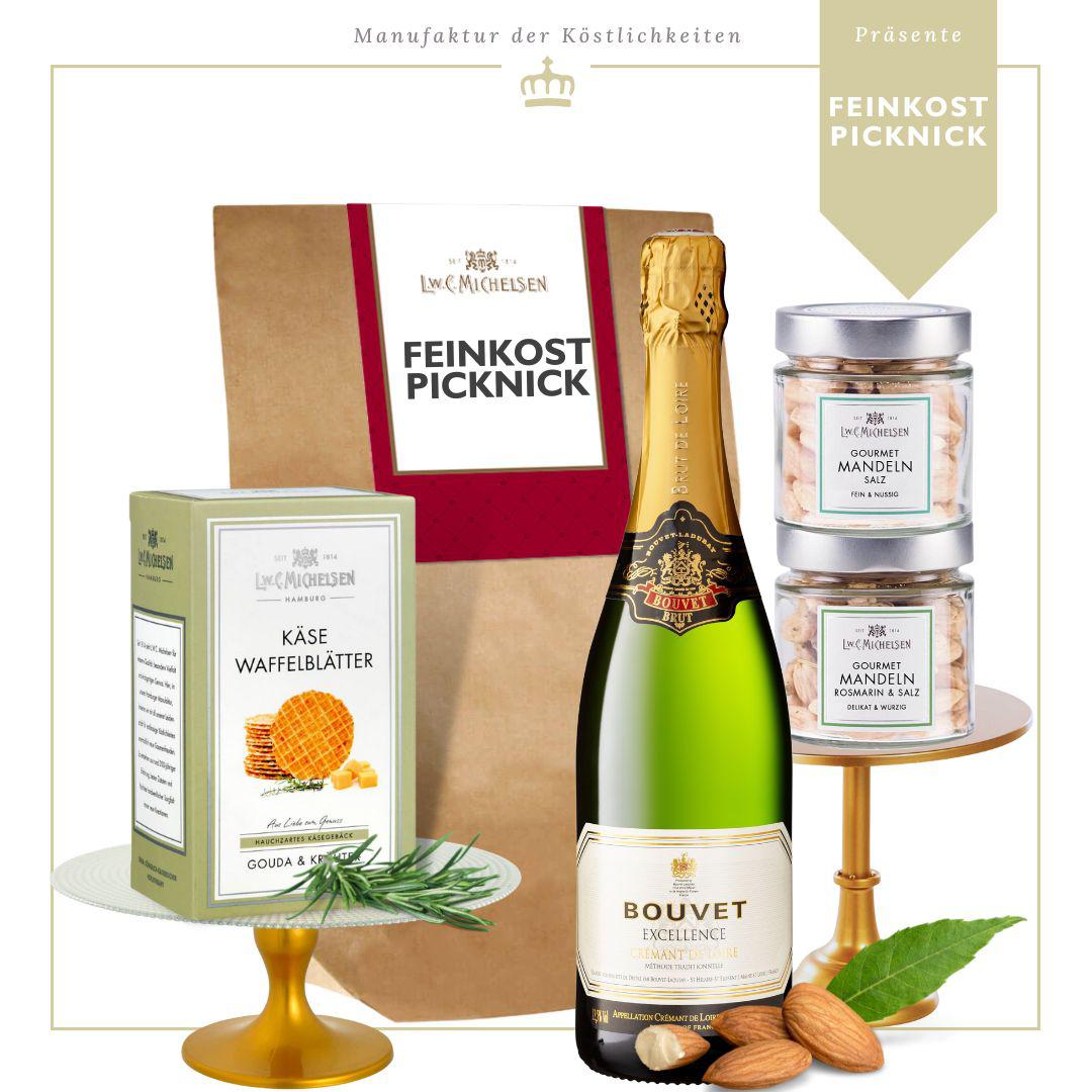 Feinkost-Picknick - Geschenktüte: Perfekte Begleiter für ein stilvolles Picknick
