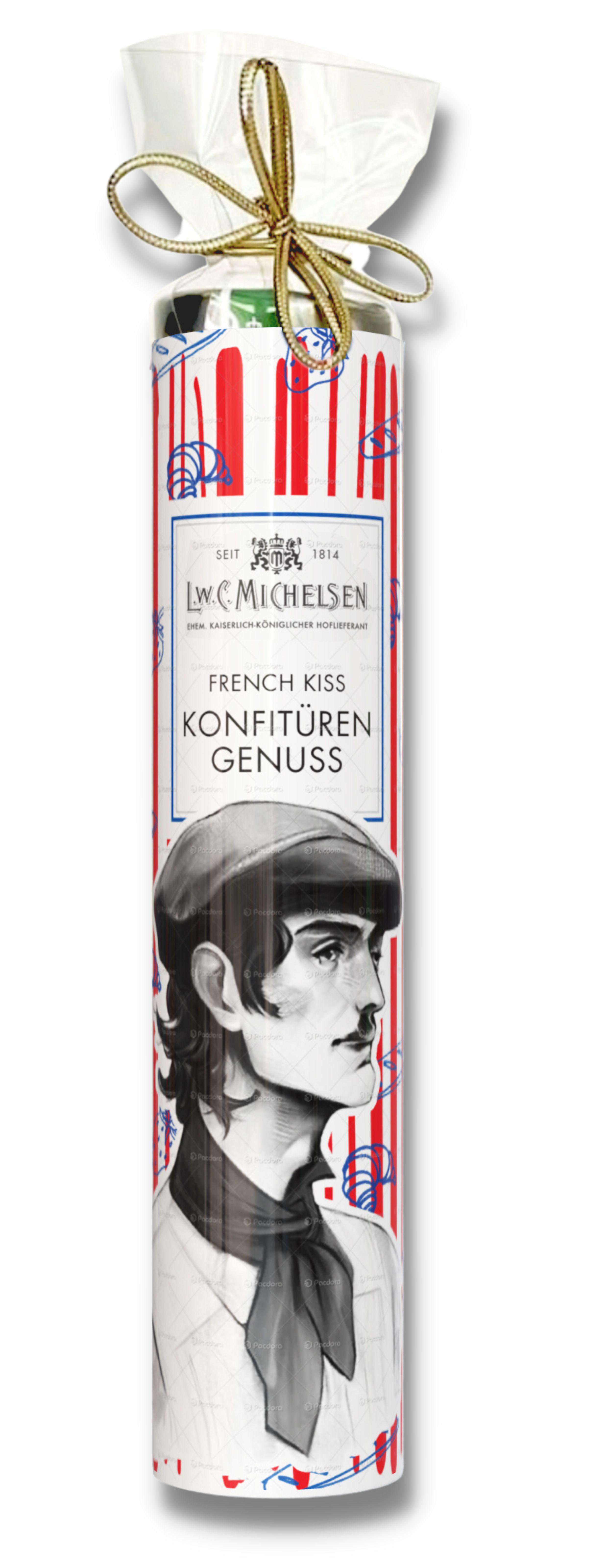 4er Turm Konfitüren -Französisch-: Entdecken Sie unser exklusives Präsente-Türmchen, das vier köstliche Konfitüren in den...