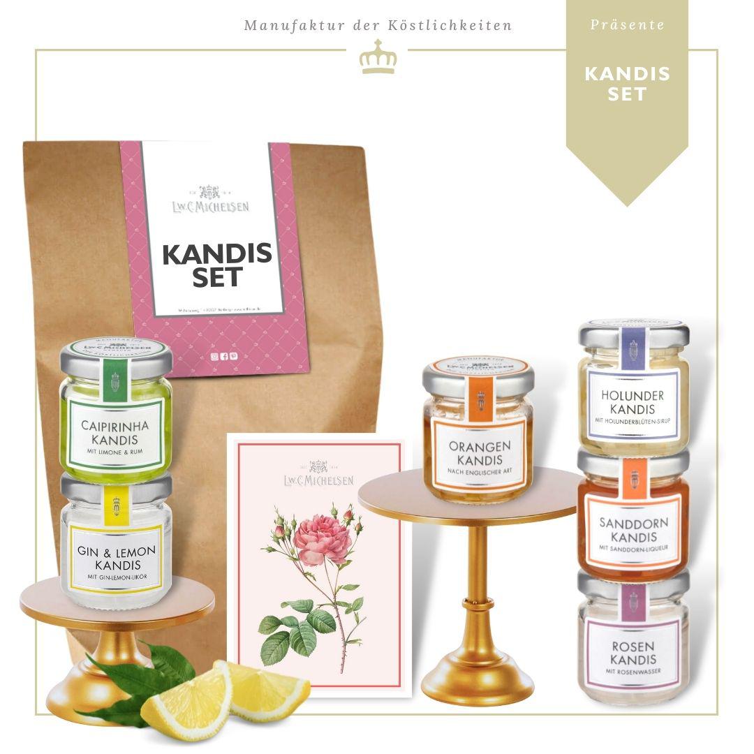 Mini Kandis - Geschenktüte: Sechs raffinierte Sorten für süße Genussmomente