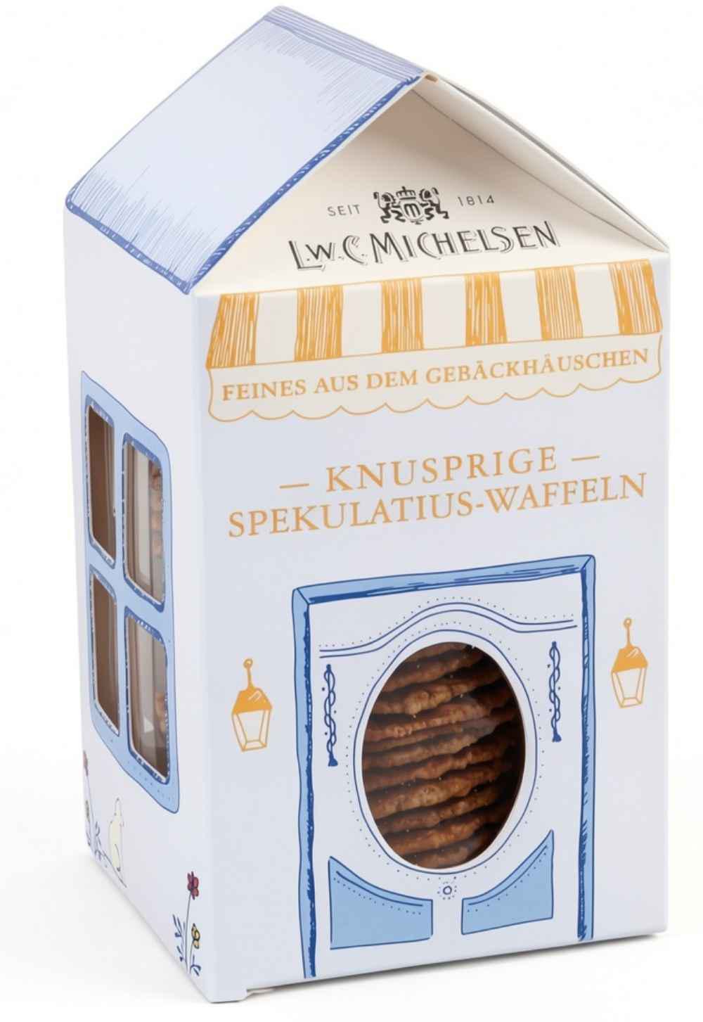 Gebäckhäuschen mit Spekulatius