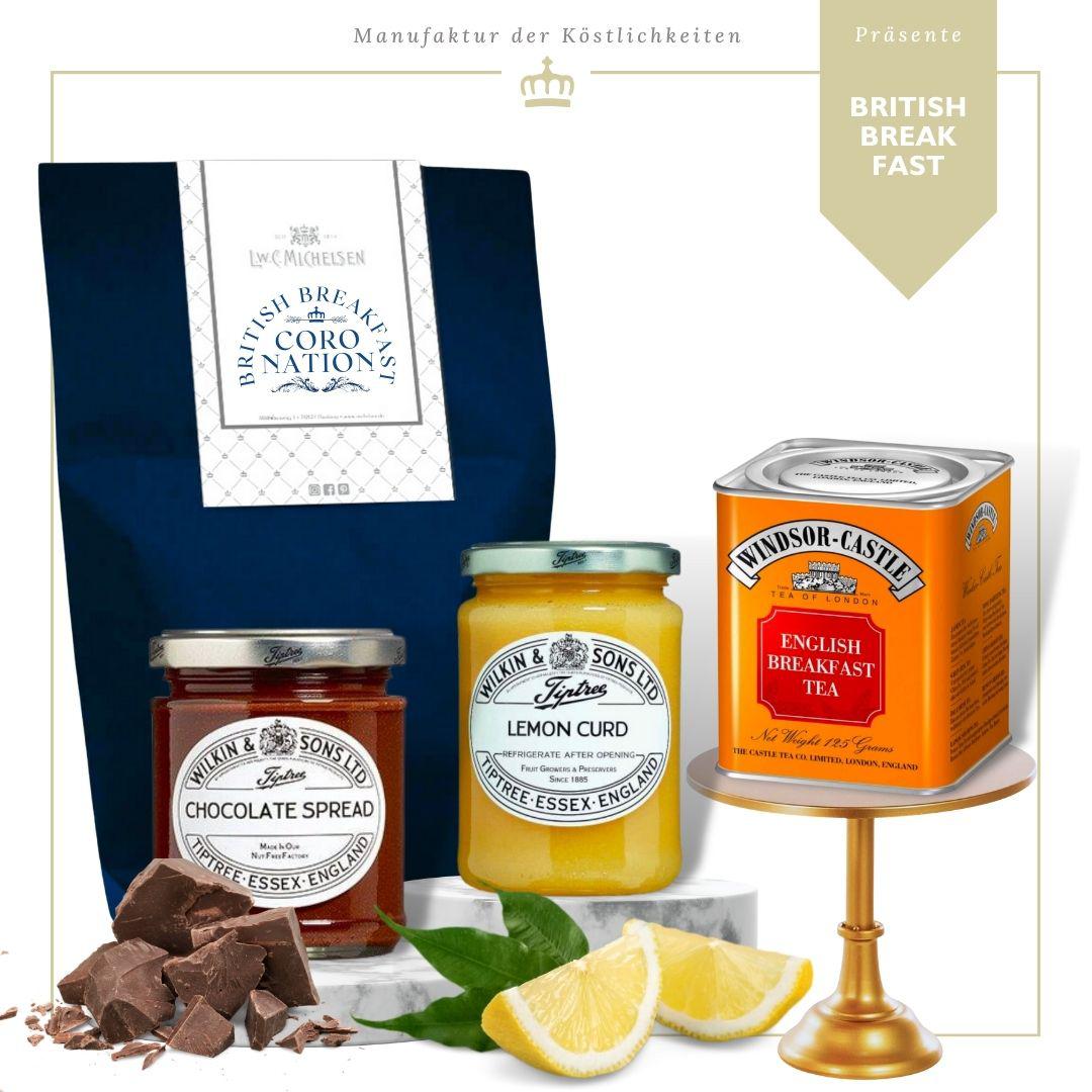 British Breakfast - Geschenktüte: Ein königliches Frühstückserlebnis mit britischen Delikatessen