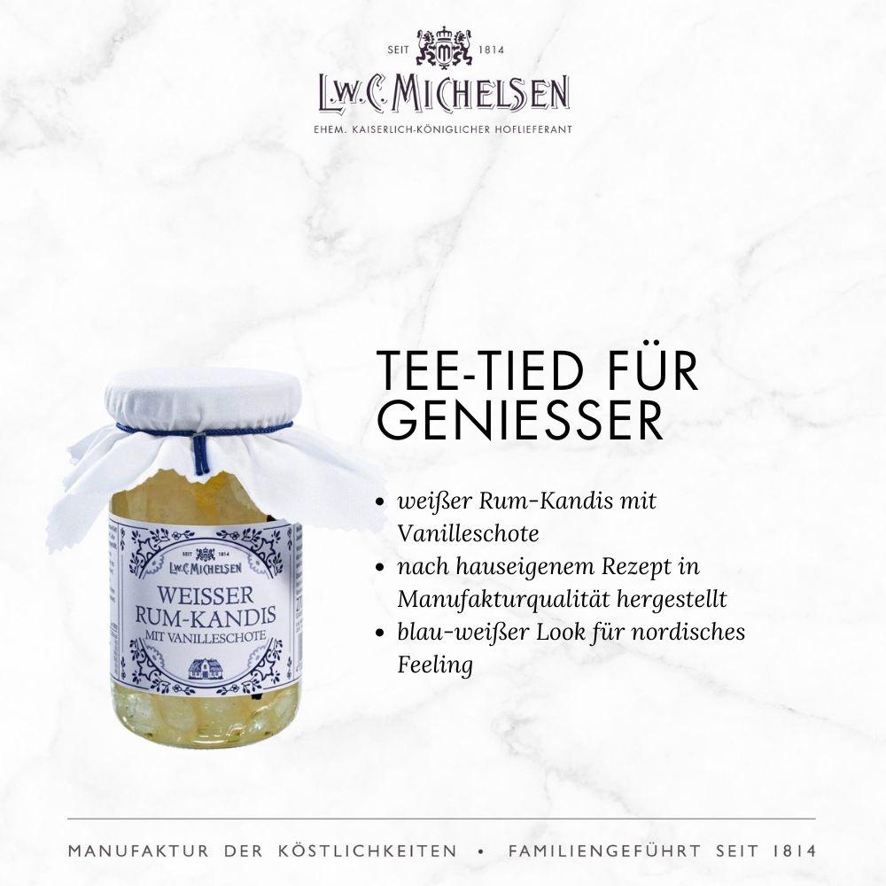 Mamas Rumkirschen - groß: Sauerkirschen mit Vanille in Rum verfeinert, ideal als Dessert oder Topping für Eis