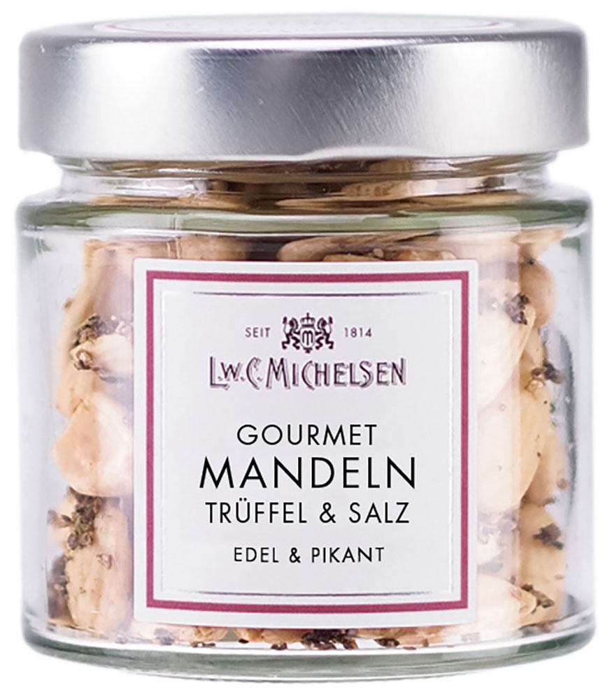 Gourmet-Mandeln mit Trüffel & Salz: Tauchen Sie ein in die Welt der Gourmet-Mandeln mit Trüffel & Salz von L.W.C. Michelsen....