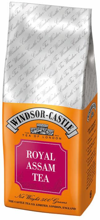 Windsor-Castle: Royal Assam Tea 500g Tüte: Entdecken Sie den Windsor-Castle Royal Assam Tea, einen exquisiten Assam Tee...