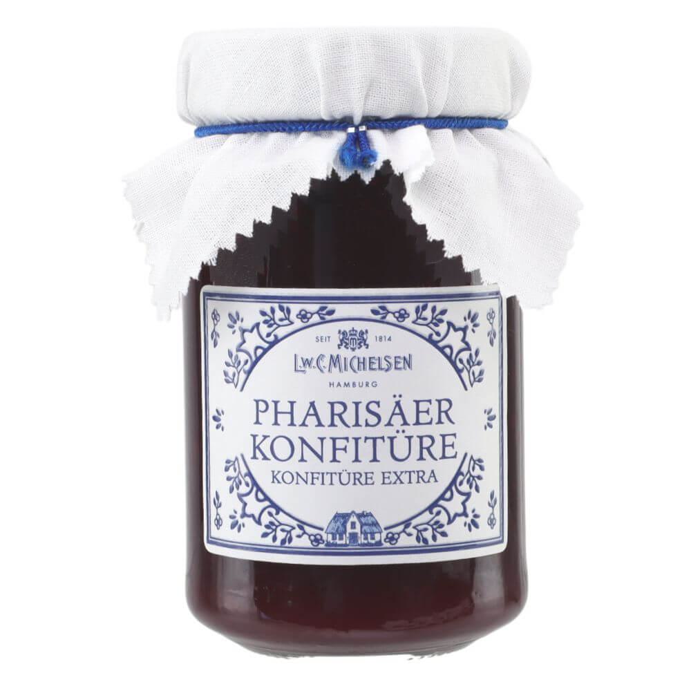 Landhaus Pharisäer Konfitüre Extra: Unsere Landhaus Pharisäer Konfitüre ist ein wahres Meisterwerk der Feinkostkunst....