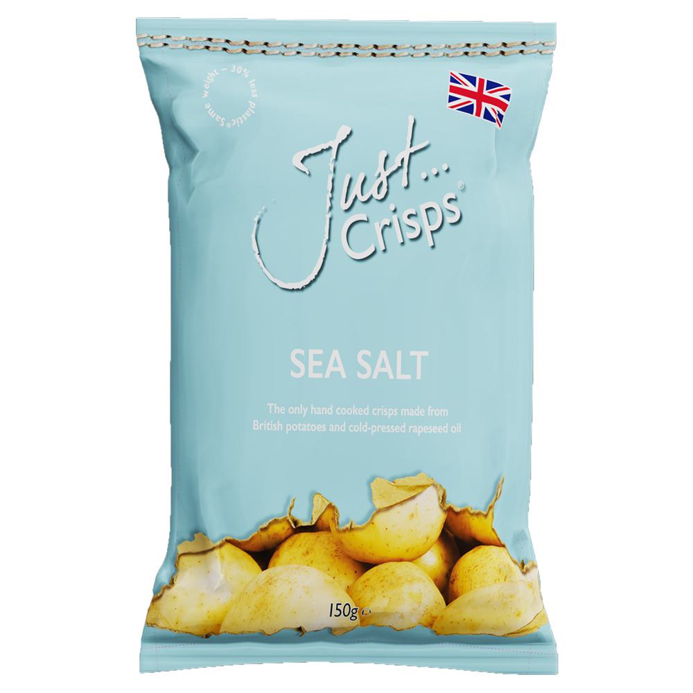 Justs Crisps Sea Salt: Just Crisps Sea Salt Kartoffelchips sind ein wahres Meisterwerk der Snackkunst. Hergestellt von der...